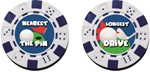 LONGRIDGE Poker Chip Ballmarkers Pin-Drive