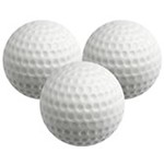 LONGRIDGE 30pc Distance Practice Golf Balls White x6