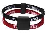TRION Z Dual Loop Bracelet Black/Red